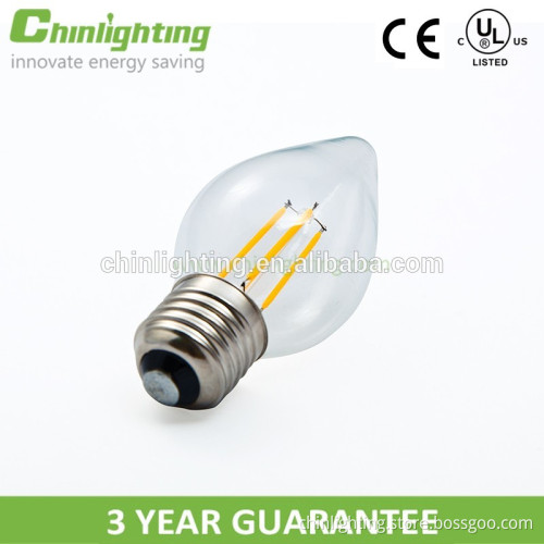 2016 new fashion candle shape clear high quality led the lamp